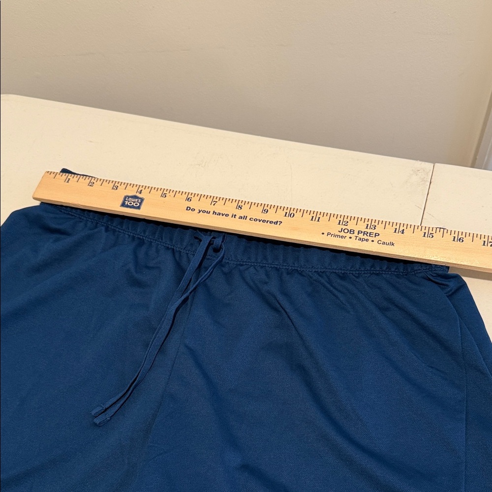NWT Nike Pro Dri-Fit Women Sporty Navy Athletic Shorts Drawstring waistband M - Picture 5 of 10
